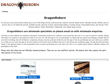 Tablet Screenshot of dragonreborn.co.uk